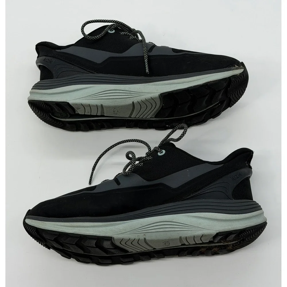 Kizik Sneakers Womens 11 Wide‎ Black London AT Hands Free Walking Travel Comfort